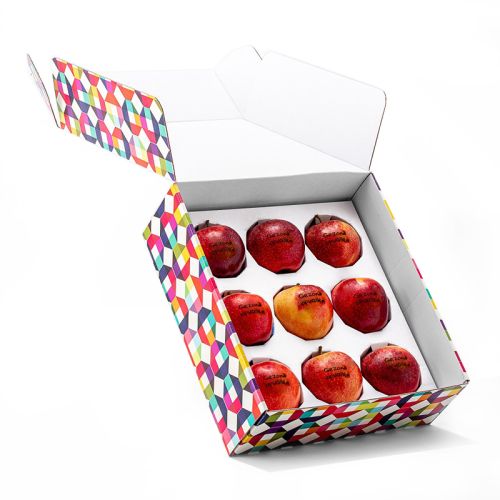 Appels in doos | 9 stuks - Afbeelding 2
